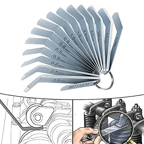 Feeler gauge jake brake tool - gauge,